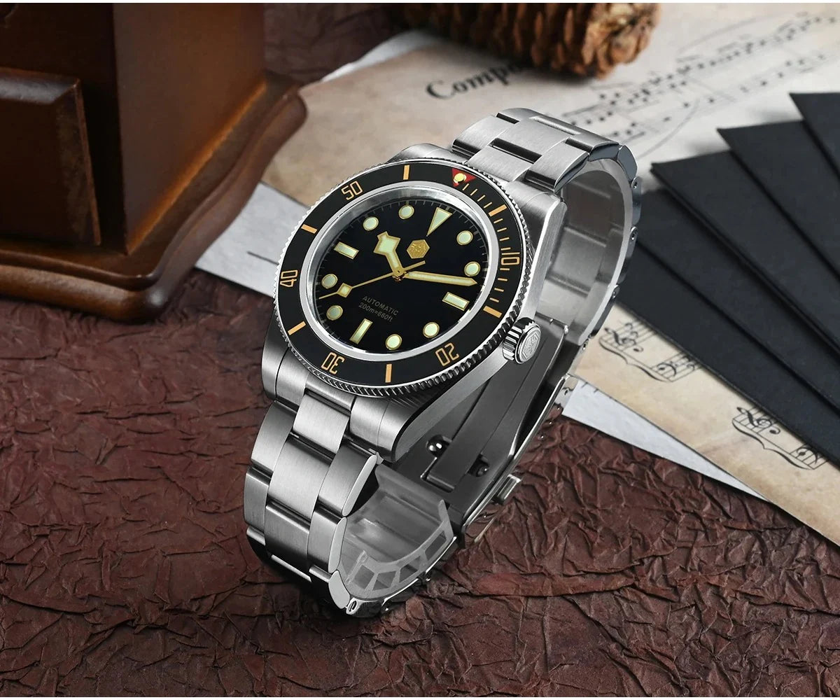 San Martin 40mm BB58 NH35 Automatic Watch SN008G-D