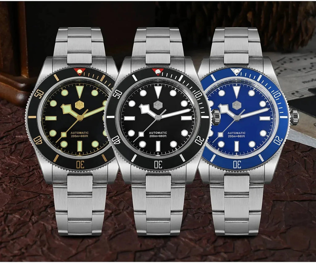 San Martin 40mm BB58 NH35 Automatic Watch SN008G-D